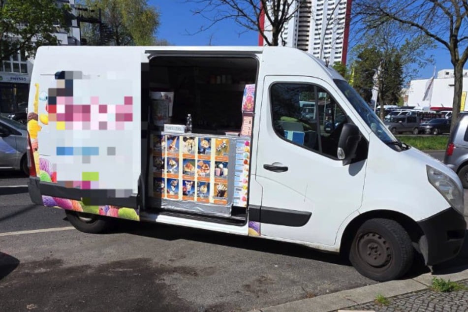 Dieser Eiswagen konnte seinen Verkauf stoppen, denn die Kühlkette wurde unterbrochen.