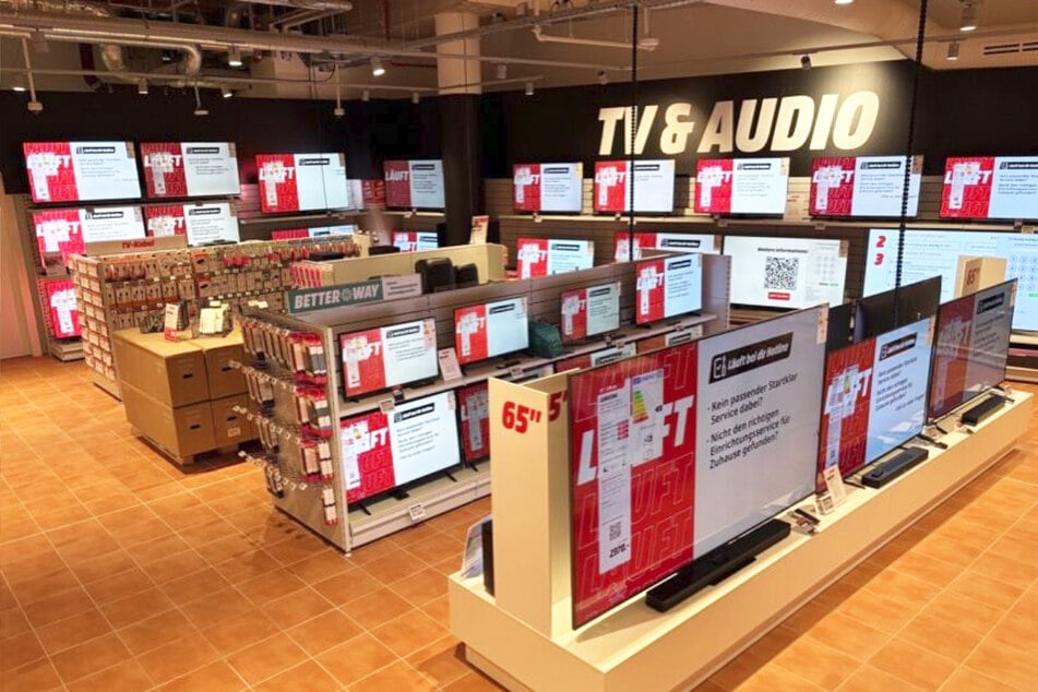 Der neue MediaMarkt in der Dreiländer Galerie in Weil am Rhein.