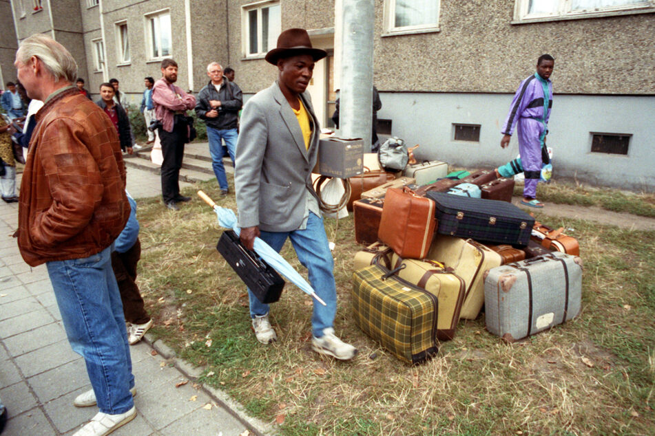 Asylbewerber mussten die Stadt nach den schweren Ausschreitungen verlassen (Archivbild).