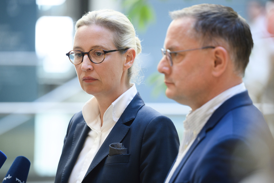 Die AfD-Vorsitzenden Alice Weidel (45) und Tino Chrupalla (49) mussten sich zuletzt mit vielen Nebengeräuschen innerhalb der Partei herumärgern.