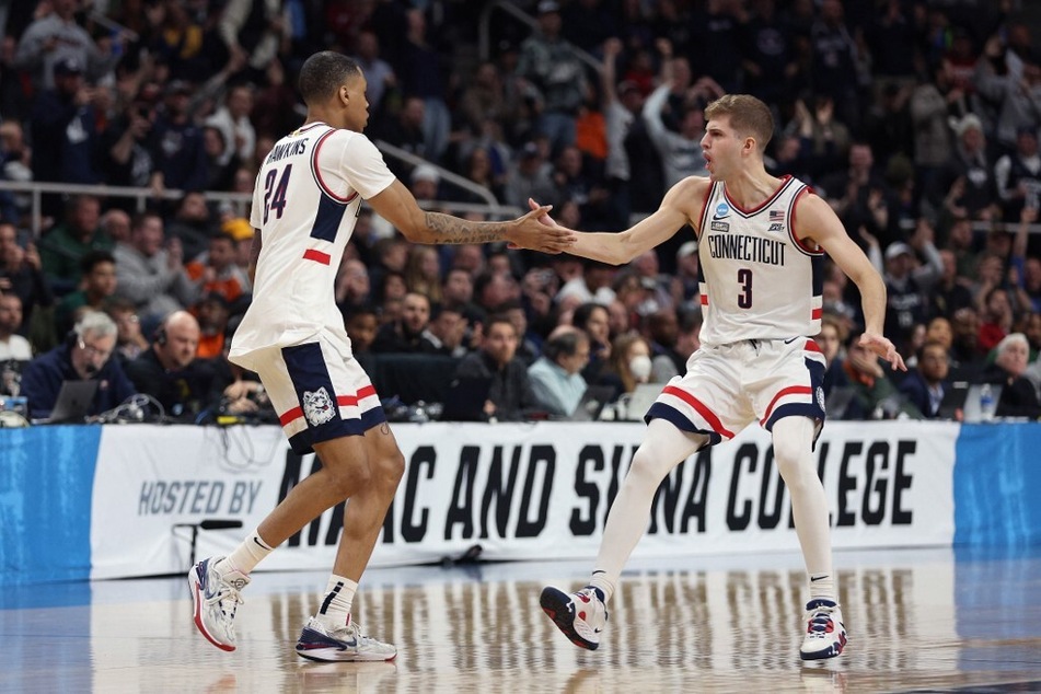 The UConn Huskies men's basketball team devoured a program record on Thursday while knocking off Arkansas 88-65.