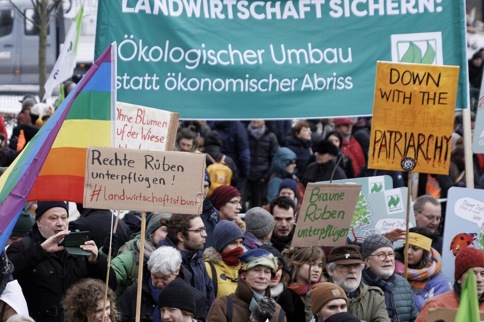 Zu der Demonstration gegen die aktuelle Agrarpolitik sind 10.000 Teilnehmerinnen und Teilnehmer angemeldet.