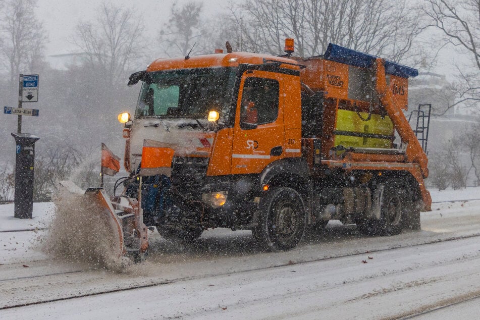 Der Winterdienst hatte alle Hände voll zu tun.