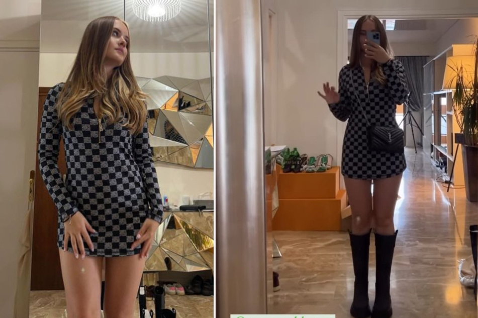 Davina Geiss (19) zeigt sich in engem Kleid, danach gehen die Spekulationen los.