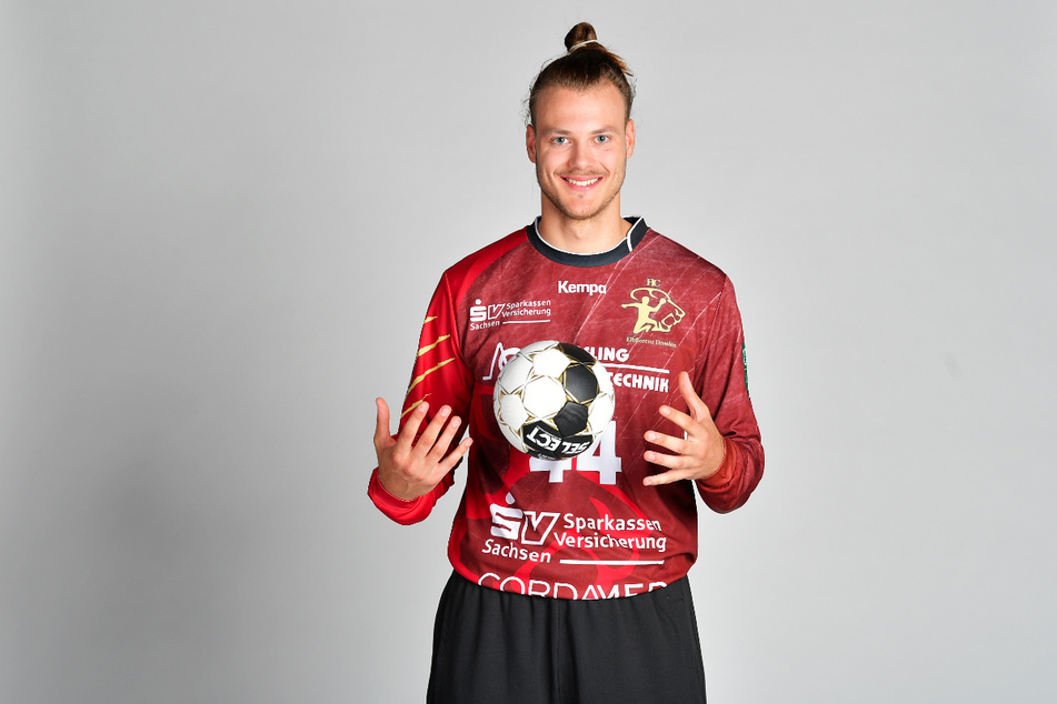 Keeper Marius Noack (22) bleibt dem HC Elbflorenz erhalten.