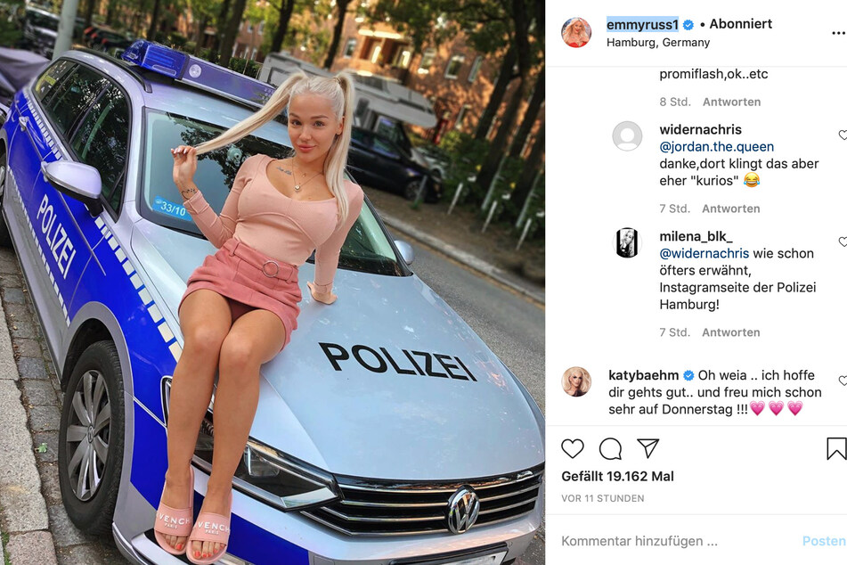 Nach diesem Foto wurde Emmy Russ (21) festgenommn.