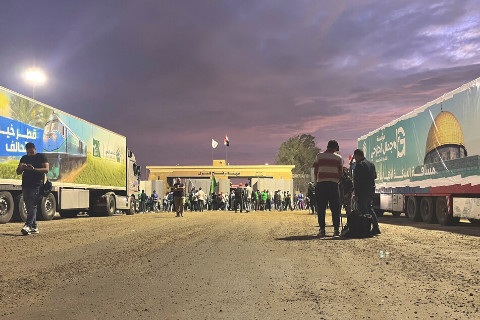 Der Grenzübergang in Rafah an der Grenze zu Ägypten.