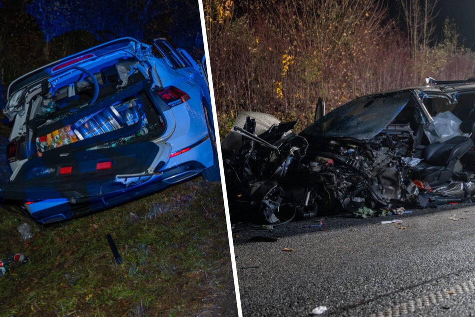 Zwei Tote (†54, †48) nach Horror-Crash auf der B45