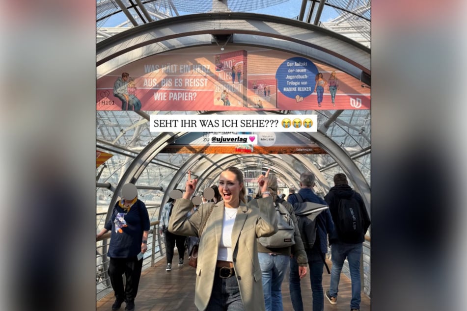 Auf der Leipziger Buchmesse präsentiert Maxine Reuker (27) ihr Buch "Und alles zerbricht".