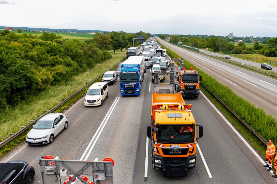 Durch die Bombenentschärfung kam es zu teils erheblichen Verkehrsbehinderungen.