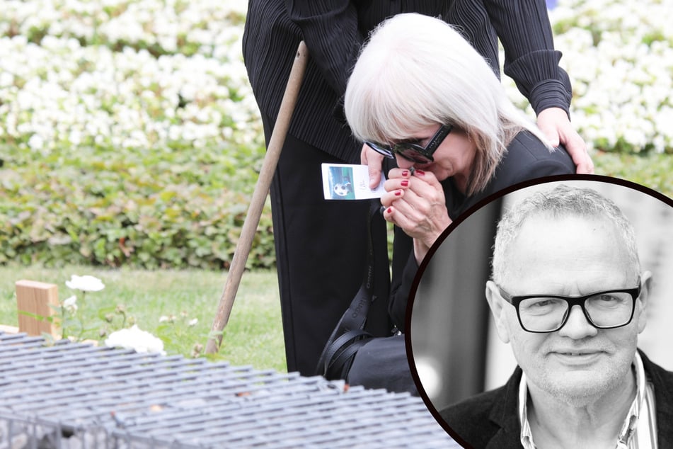 Entierro de alta emotividad. ¡Aquí llora la novia de Ulli Potofski (†73) por su gran amor!