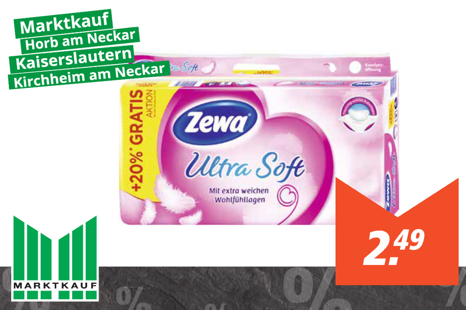 Zewa Ultra Soft Toilettenpapier für 2,49 Euro