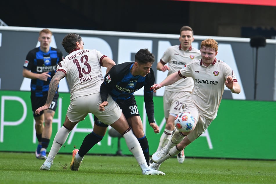 Robert Wagner (r.) war Dynamos bester Mann auf dem Platz.