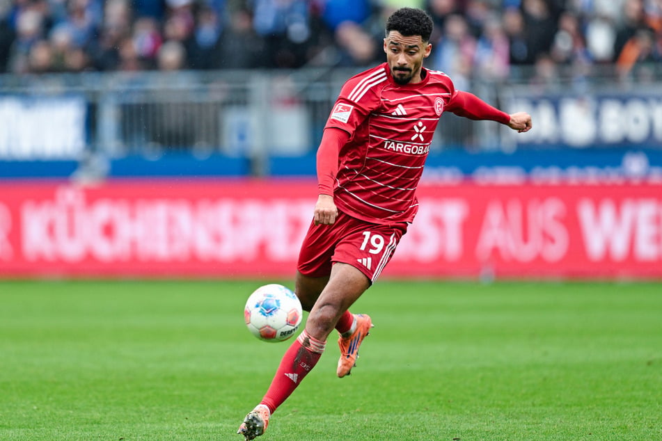 Emmanuel Iyoha (28) kam in der letzten Saison auf insgesamt 25 Einsätze für Fortuna Düsseldorf.