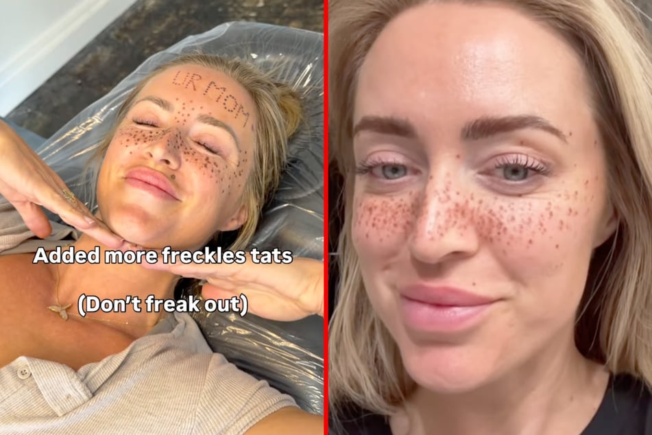 Bliss Loveall has debuted a brand-new look and even added tattooed freckles, despite being the target of online hate.