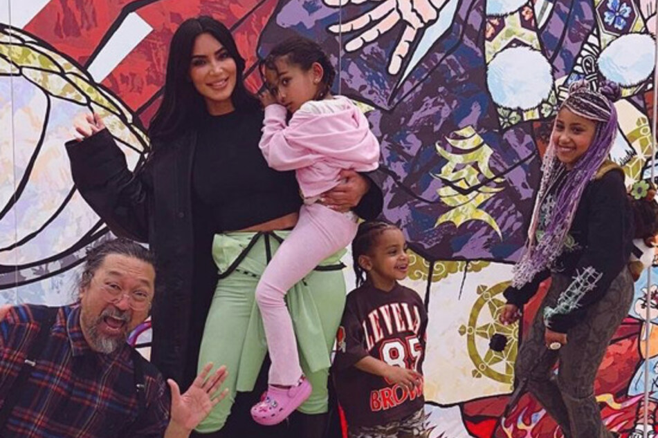 Kim Kardashian recently traveled out of the country with her four kids.