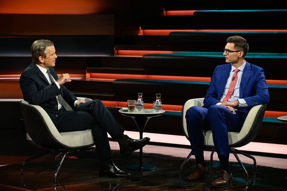 Am Dienstagabend diskutierte Markus Lanz (56, l.) mit dem Unionsfraktionsvize Sepp Müller (37, CDU).