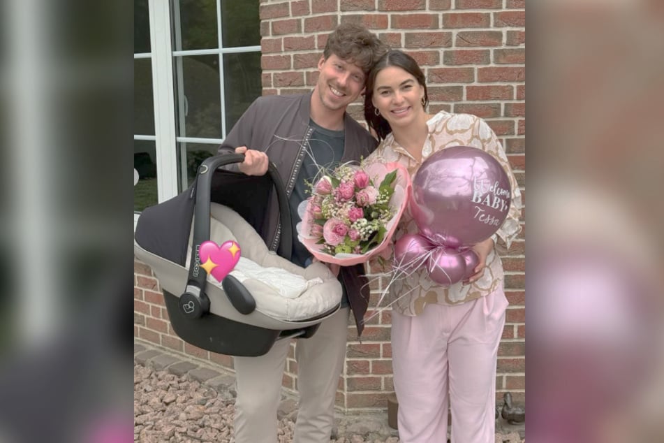 Die Lusins freuen sich über Töchterchen Tessa.