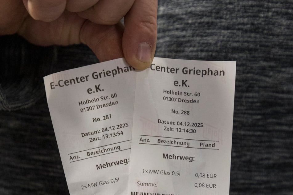 Hunderte Pfandzettel aus der Filiae "Griephan" wurden geklaut.