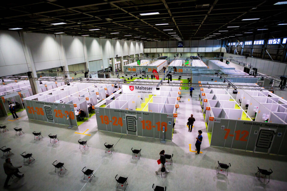 Das Impfzentrum an der Messe soll vorerst erhalten bleiben.