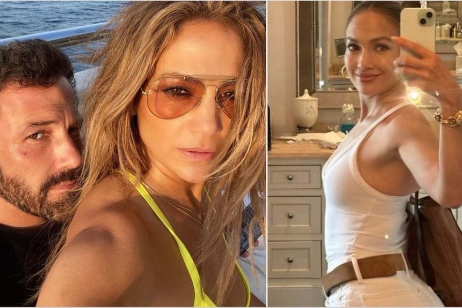 Jennifer Lopez continued her Hamptons takeover without Ben Affleck (l.) as the spouses spend their summers separately.