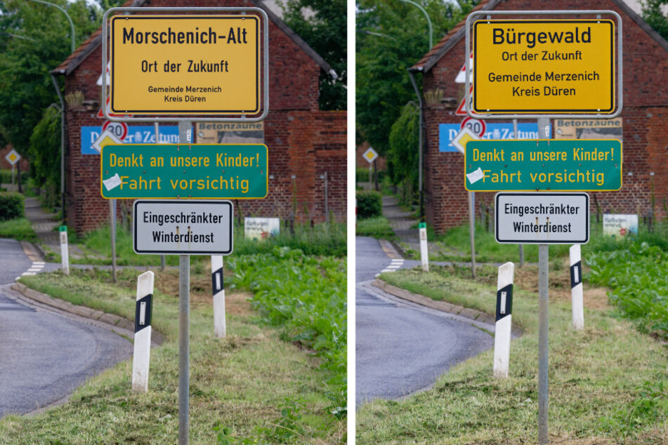 Bis zur Umbenennung hieß der Ort Bürgewald noch Morschenich.