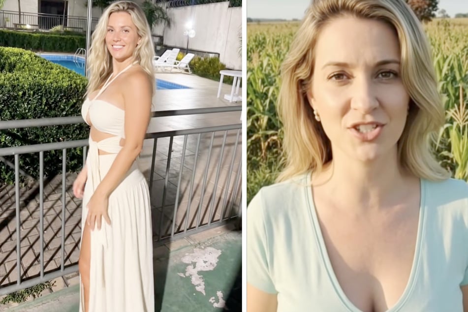 So präsentiert sich die vermeintliche Farm-Besitzerin "Jéssica Oliveria" auf TikTok. Es handelt sich allerdings lediglich um eine KI-generierte Person.