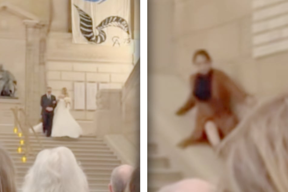 Mit dieser Aktion zog die Hochzeitsplanerin alle Blicke auf sich.