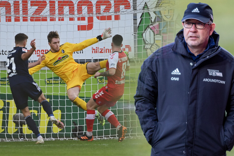 Die Mannschaft von Urs Fischer (55, r.) hat wieder in die Spur gefunden. Grischa Prömel (l.) erzielt das entscheidende 1:0 beim SC Freiburg.