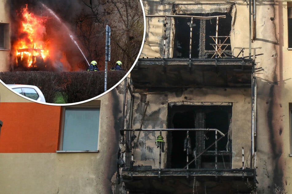 Leipzig: "Sahen zu, wie ihre gesamte Existenz verbrennt": Anteilnahme nach Wohnungsbrand in Elsterstraße weiterhin groß