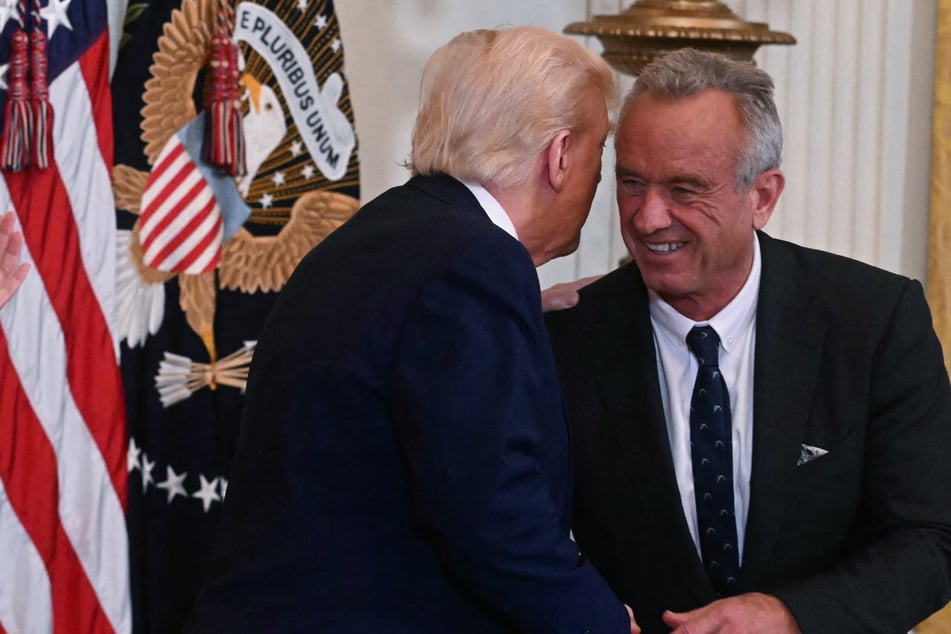 President Donald Trump (l.) and Health and Human Services Secretary Robert F. Kennedy Jr.'s massive cuts have been ruled unlawful by a federal judge.