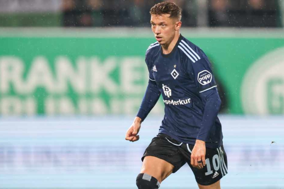 Sonny Kittel (30) wird weiterhin für den Hamburger SV auflaufen.