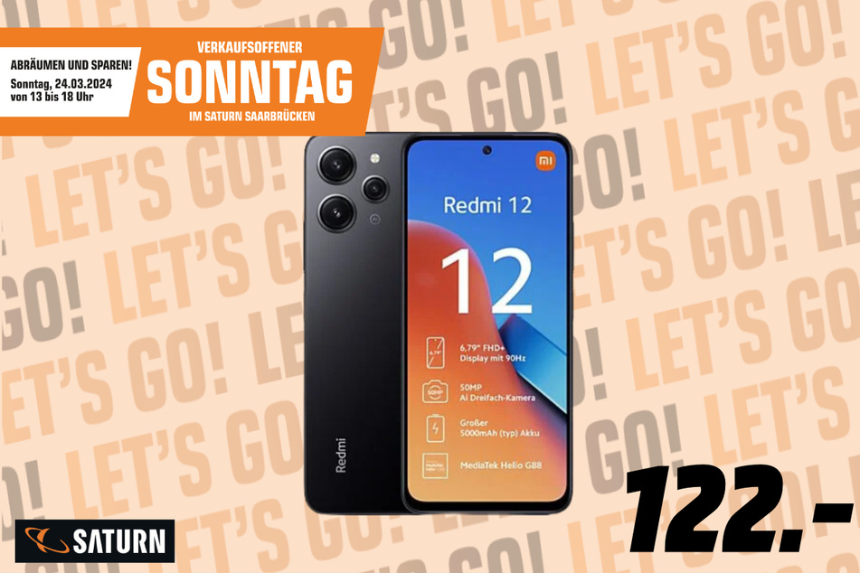 Xiaomi Redmi 12 für 122 Euro.