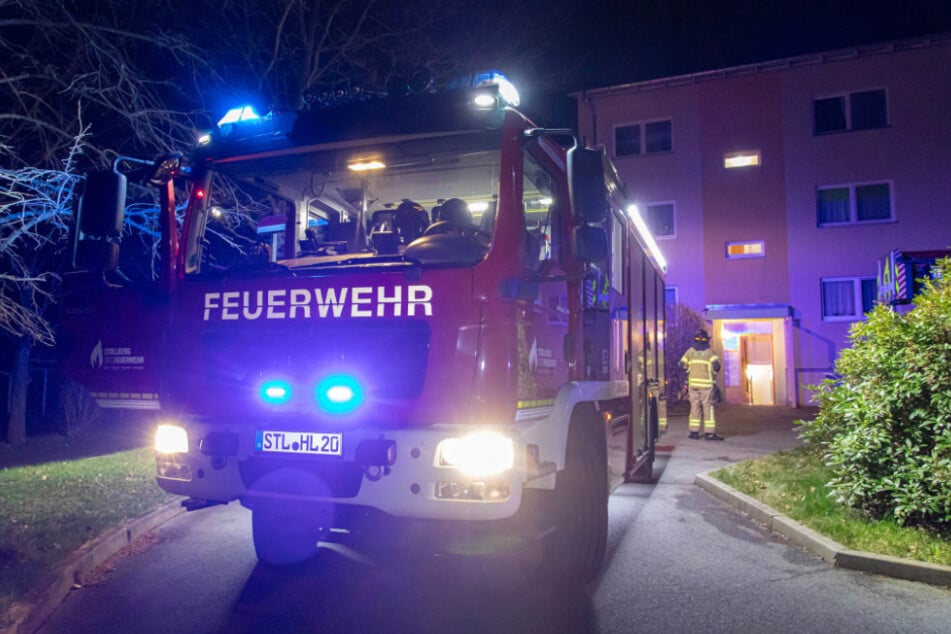 Auch beim Eintreffen der Einsatzkräfte war der vermeintliche Alarm noch zu hören.