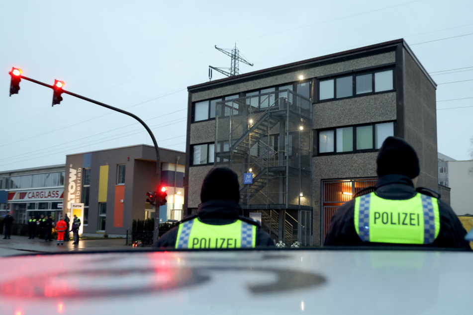 In diesem Gebäude im Hamburger Stadtteil Groß Borstel tötete Philipp F. am Donnerstagabend sieben Menschen und sich selbst.