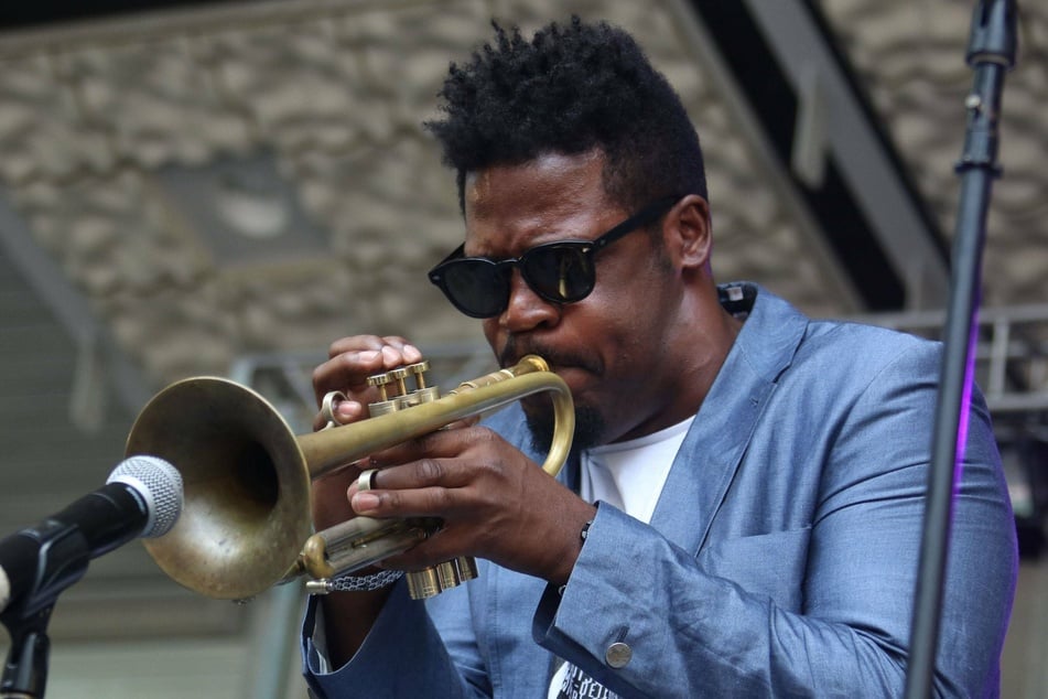 The acclaimed jazz trumpet player Keyon Harrold has played on stage with with top artists, including Beyoncé and Jay-Z.