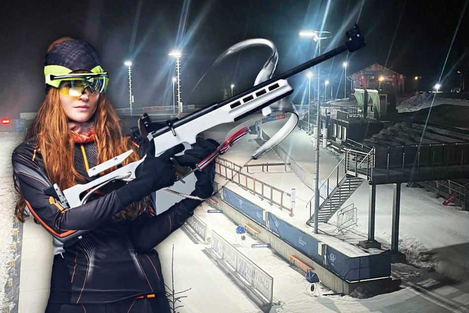 Training im Schießkanal: Hier werdet Ihr selbst zum Biathlon-Star