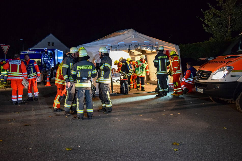 Die rund 270 Einsatzkräfte wurde vor Ort versorgt.