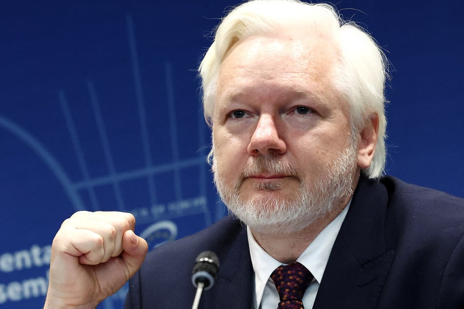 WikiLeaks founder Julian Assange has spoken in public for the first time since being released from prison after he struck a deal with the US.