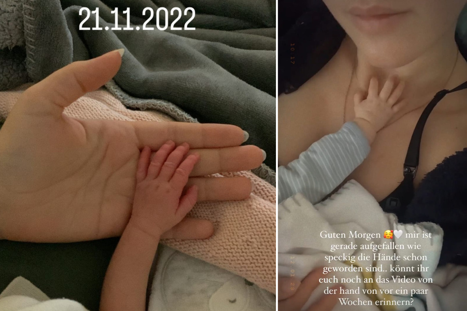 Mariella D'Auria teilt intime Baby-Momente mit ihren Instagram-Followern.