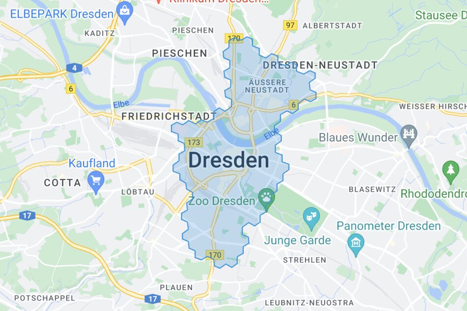 Liefergebiet Dresden