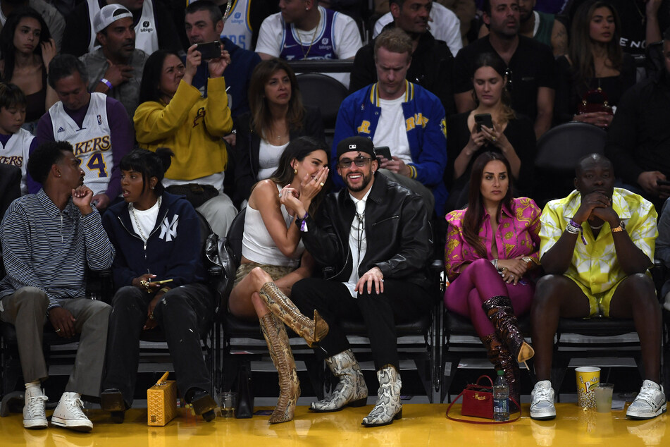 Kendall Jenner (center l.) and Bad Bunny were seen out enjoying sushi together during a recent date night.