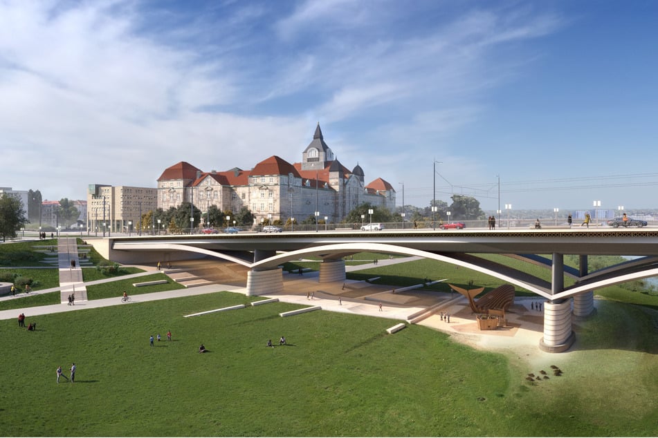 Der Bauausschuss wurde darüber informiert, dass die neue Carolabrücke wohl 1,45 Meter breiter sein wird, als geplant.