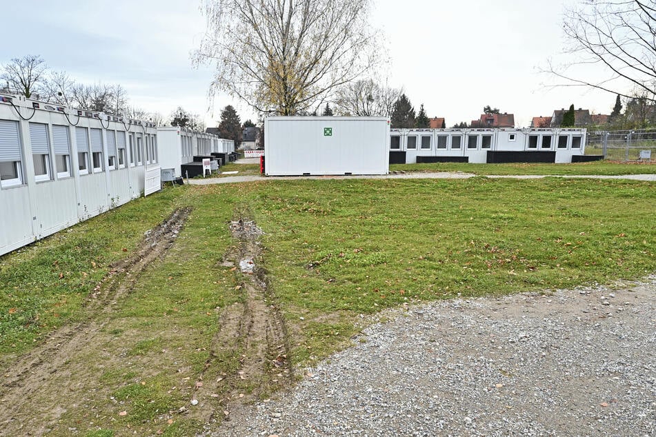 Die Asyl-Container sind bereits verlassen, sollen im Dezember abgebaut werden.