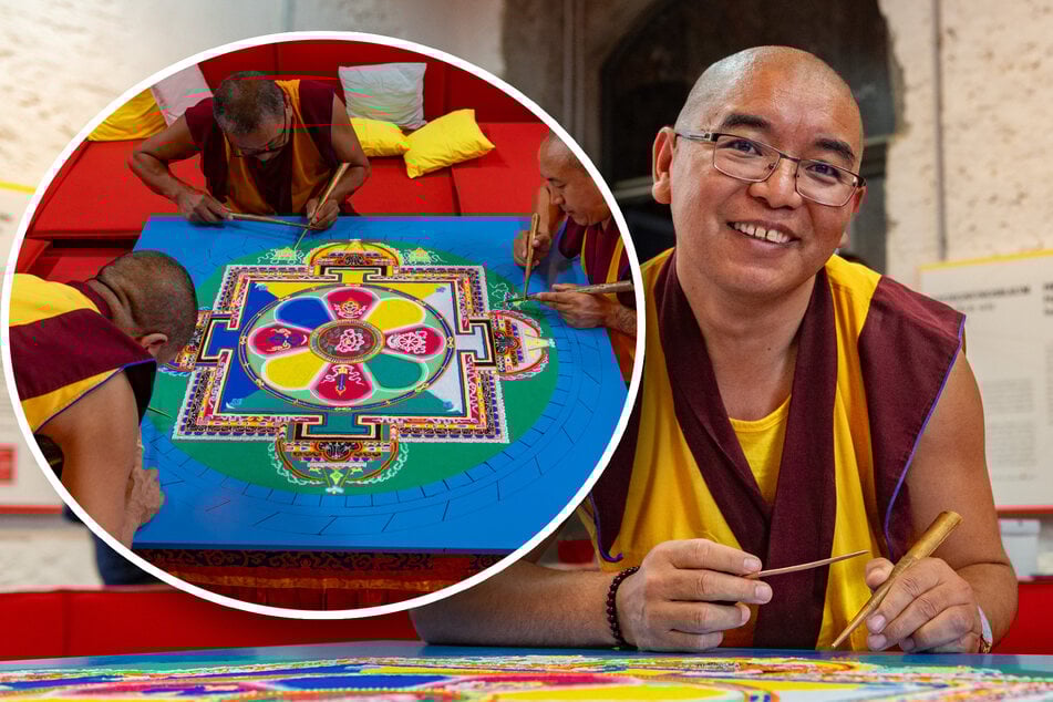 Dresden: Mandala der Liebe: Was machen tibetische Mönche im Japanischen Palais?