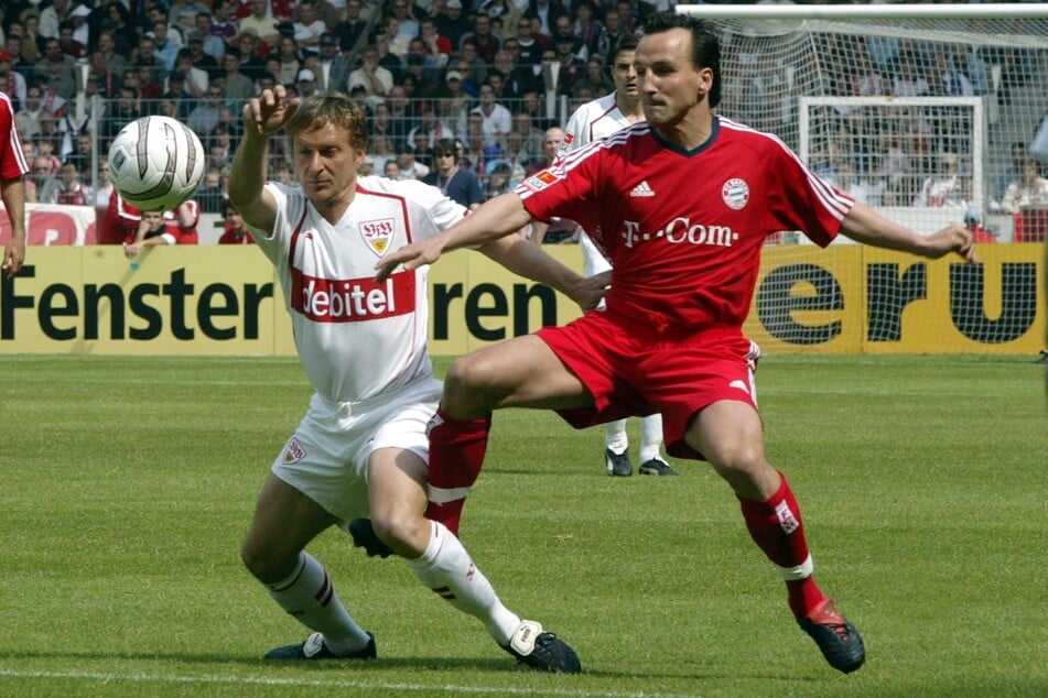 Nach seiner Zeit in Dresden spielte Jens Jeremies (52, r.) unter anderem acht Jahre für den FC Bayern München.