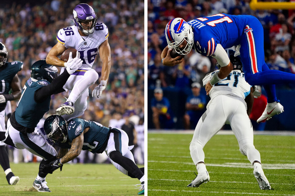 Bills blow out Titans as Eagles fly past Vikings during Monday Night Football