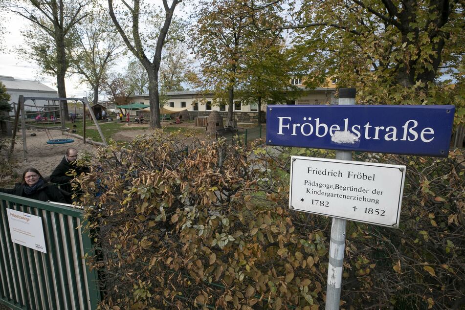 Die Tat geschah an der Fröbelstraße in Dresden.