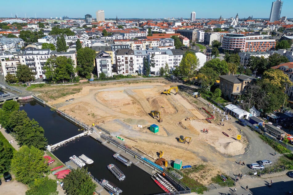 Leipzig: Startschuss für riesiges Bau-Projekt am Leipziger Stadthafen gefallen