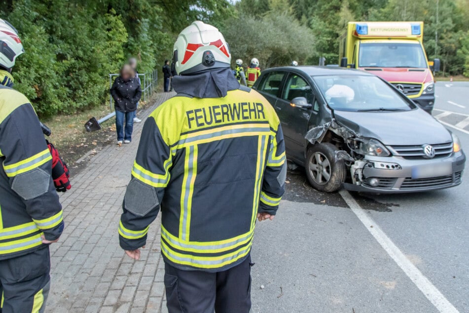 Erzgebirge: Mercedes-Fahrer jagt VW-Fahrer nach Unfall durch die Stadt